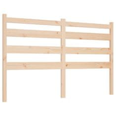 Vidaxl Posteljno vzglavje 126x4x100 cm trdna borovina