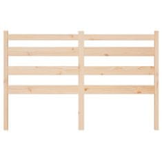 Vidaxl Posteljno vzglavje 126x4x100 cm trdna borovina