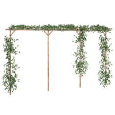 Vidaxl Pergola iz bambusa 385x40x205 cm