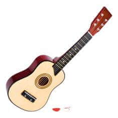 Legler majhna noga Lesena kitara igrača naravna