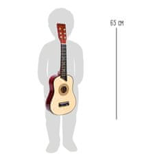 Legler majhna noga Lesena kitara igrača naravna