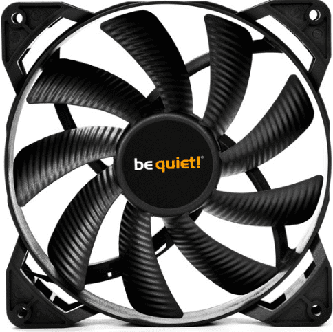 Be quiet! Pure Wings 2 ventilator, 140 mm, 3 pin, črn (BL082)