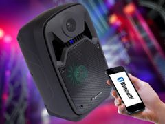 Manta SPK5100 karaoke zvočni sistem, 18 W RMS, Bluetooth 5.0, RGB LED, črn