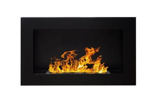 Volino Bio kamin viseči 650 x 400 mm - črna