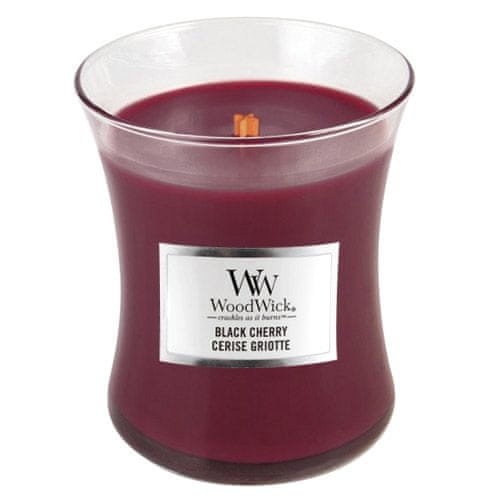 Woodwick Ovalna vaza za sveče , Črna češnja, 275 g