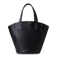 Karl Lagerfeld Ženska usnjena ročna torbica, črna, 42x33x18 cm
