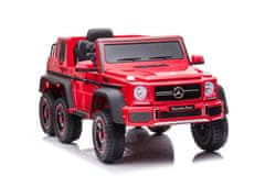 shumee Akumulatorsko vozilo Mercedes Benz G63 6X6 Red