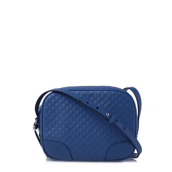 Gucci Ženska usnjena torbica za čez ramo, modra, 22x17x7 cm