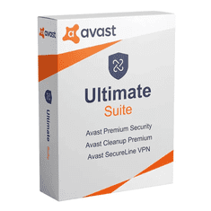 avast Ultimate 2025, 1 naprava, 1 leto, ESD licenca (kartica)