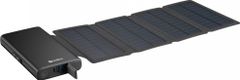 Noname Sandberg Solar 4-Panel Powerbank 25000 mAh, solarni polnilec, črna