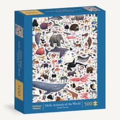 Chronicle Books Sestavljanka Pozdravljene živali sveta 500 kosov