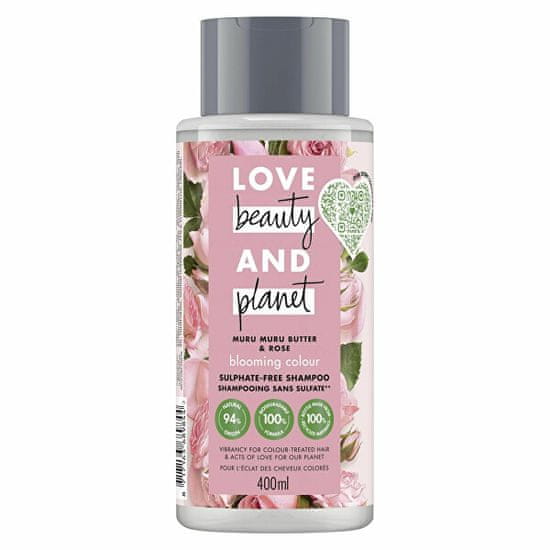 Love Beauty & Planet Šampon za barvane lase z rožnim oljem in muru muru maslom (Blooming Colour Shampoo)