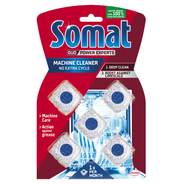 Somat Duo Machine Cleaner tablete za čiščenje pomivalnega stroja, 5 kosov