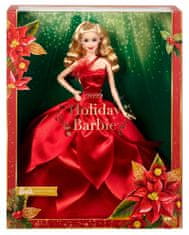 Barbie Božična lutka 2022 Blondinka (HBY03)