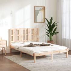 Vidaxl Posteljni okvir iz trdnega lesa 120x190 cm 4FT