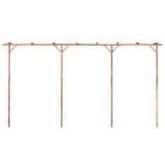 Vidaxl Pergola iz bambusa 385x40x205 cm