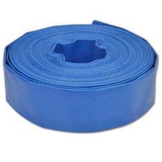 Vidaxl vidaXL Ploska cev, 100 m, 2", PVC