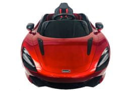 ROLLZONE Otroško vozilo na akumulator, McLaren 720S, rdeče barve, 12V, 1 sedež