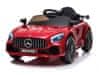 ROLLZONE Otroško vozilo na akumulator, Mercedes GTR, rdeče barve, 12V, 1 sedež