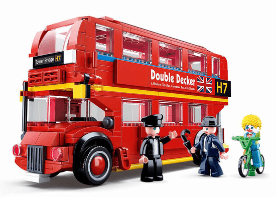 Sluban Models M38-B0708 Dvonadstropni avtobus