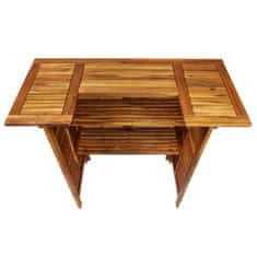 Vidaxl Barska miza 110x50x105 cm trden akacijev les
