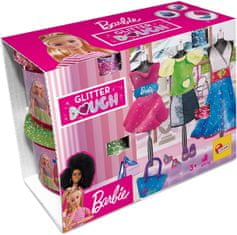 Lisciani Barbie set bleščečih plastelinov, 4/1, 400 g