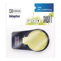 Emos P00292 vtičnica s stikalom, IP44, Schuko