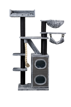 RHR Quality Praskalnik Cat Penthouse Blackline Light Grey CROWN