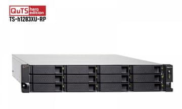Qnap NAS strežnik, za 12 diskov, 32 GB DDR4 ECC, 10 GbE (TS-h1283XU-RP-E2136-32G)