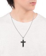 Viceroy Brezčasna jeklena ogrlica s križem Magnum 15111C01010