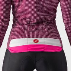 Castelli ženski kolesarski dres Volare LS Jersey, roza, L