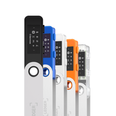 Ledger Nano S Plus denarnica za kriptovalute, USB-C, modra
