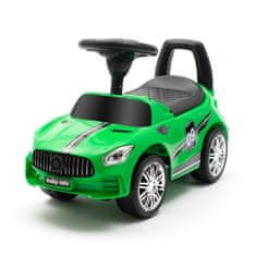 Baby Mix RACER zelena otroška posteljica z zvokom