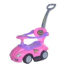 Baby Mix Otroški avto 3v1, roza