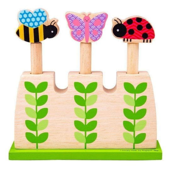 Bigjigs Toys Vrt z namestitvenim stolpom