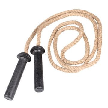 Merco Jutna vrv Jutna vrv za skakanje, plastični ročaji dolžina 200 cm