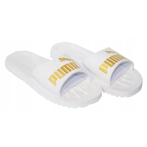 Puma Ženski copati White- Team Gold, White- Team Gold ženski copati | 360262-09 | 36