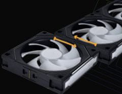 Lian Li Infinity 120 ventilator za ohišje, 120 mm, kontrtoler, 3 ventilatorji, bel (UF-SLIN120-3W)
