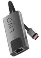 Linq adapter, RJ45, USB-C, aluminij, siv (LQ48023)