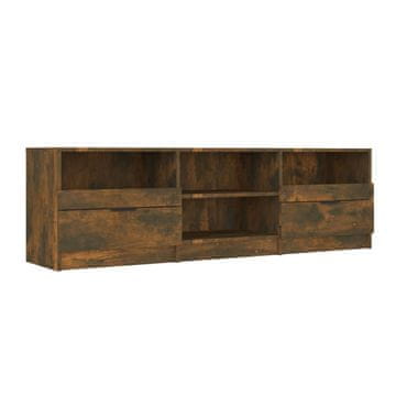 Vidaxl TV omarica dimljeni hrast 150x33,5x45 cm konstruiran les