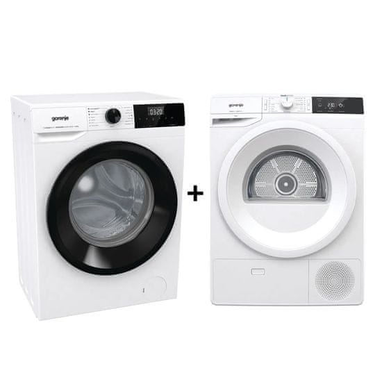 Gorenje WNHEI62SAS pralni stroj + DIE82I/G sušilni stroj