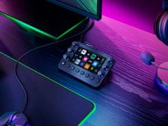 Razer Stream kontroler, LCD, USB, 2m, črn (RZ20-04350100-R3M1)