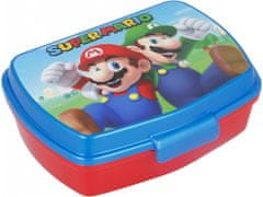 Alum online Otroška škatla za prigrizke Super Mario - rdeča/modra