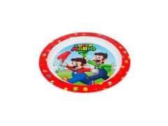 Alum online Super Mario plastični krožnik - rdeč
