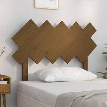 Vidaxl vidaXL Vzglavje postelje rjave barve 104x3x80,5 cm borov les