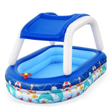 Bestway Napihljiv bazen Captain Family, premer 2,13 m x 1,55 m, višina 1,32 m