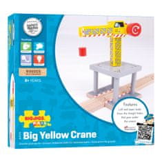 Bigjigs Rail Big Crane Yellow