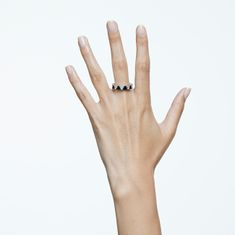 Swarovski Nezgrešljiv bleščeč prstan Ortyx 5620672 (Obseg 50 mm)