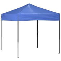 Greatstore Zložljiv šotor za zabavo, modri, 2x2 m