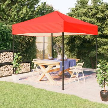 Vidaxl vidaXL Zložljiv šotor za zabave rdeč 3x3 m